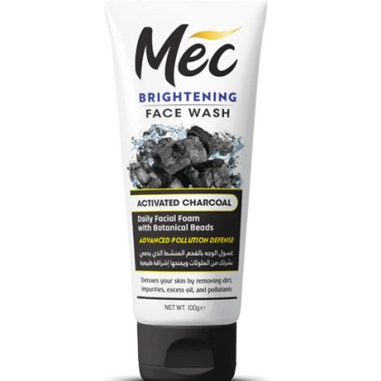 Mec-Brightening-Activated-Charcoal-Face-Wash-100gm