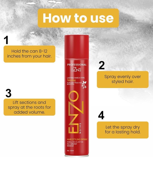 Enzo-Keratin-Hair-Spray-Red-420ml-1