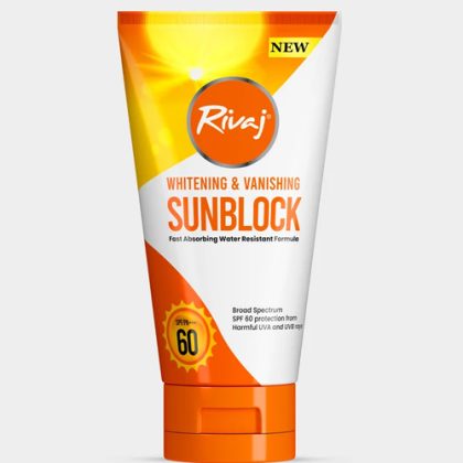 Rivaj Whitening and Vanishing Sunblock SPF60